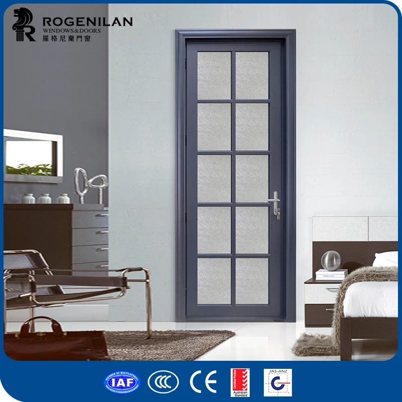 Rogenilan Commercial Beveled Double Glass Interior Dutch Door