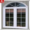 PVC arch window grills inserts, plastic glass window inserts