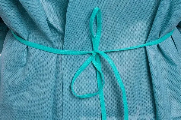 Hospital Patient Doctor Non Woven Disposable Isolation Gown
