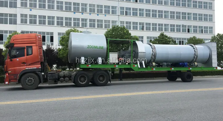 Mobile Hot Mix Asphalt Batching Plant 80-160T/H with Twin Shaft Asphalt Mixer