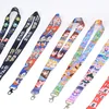 Personalized custom video game cartoon lanyard with black metal buckle