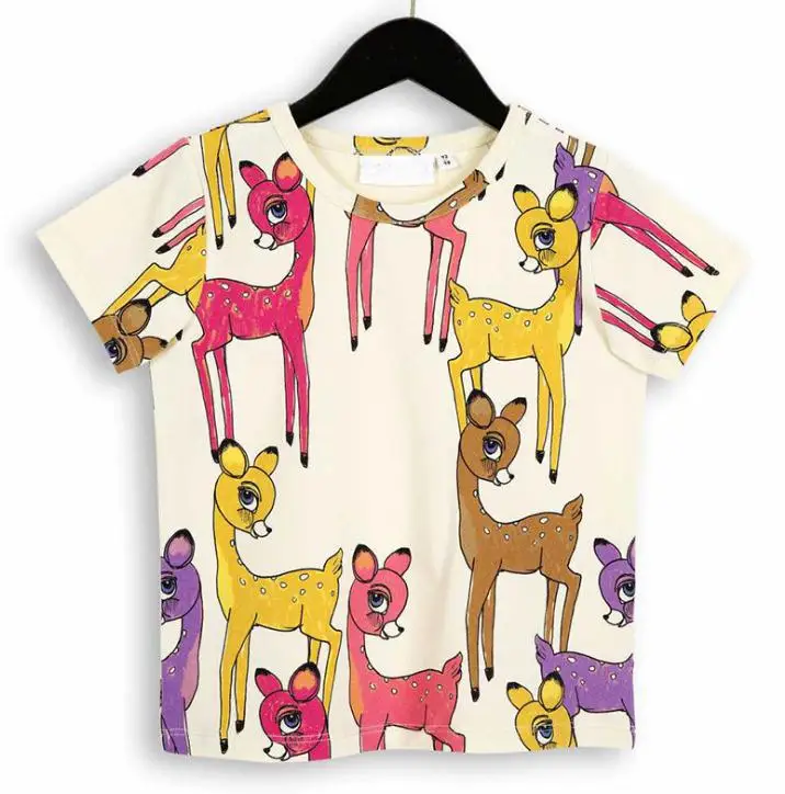 

Ebay Amazon Hot Selling Colourful Kids Boys Short Sleeve Round Neck T-shirt, As picture