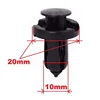 8mm 100PCS Car Nylon Bumper Fastener Rivet Clips Automotive Furniture Assembly Expansion Screws Kit Auto Body Clips