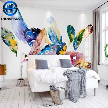 High Quality Small Wallpaper Murals For Living Roombedroom Wall