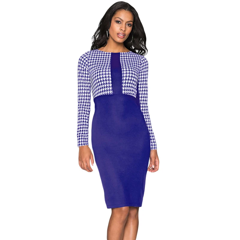 

Women's Spring Fashion Dresses Ladies Casual Slim Wear Pencil Dress