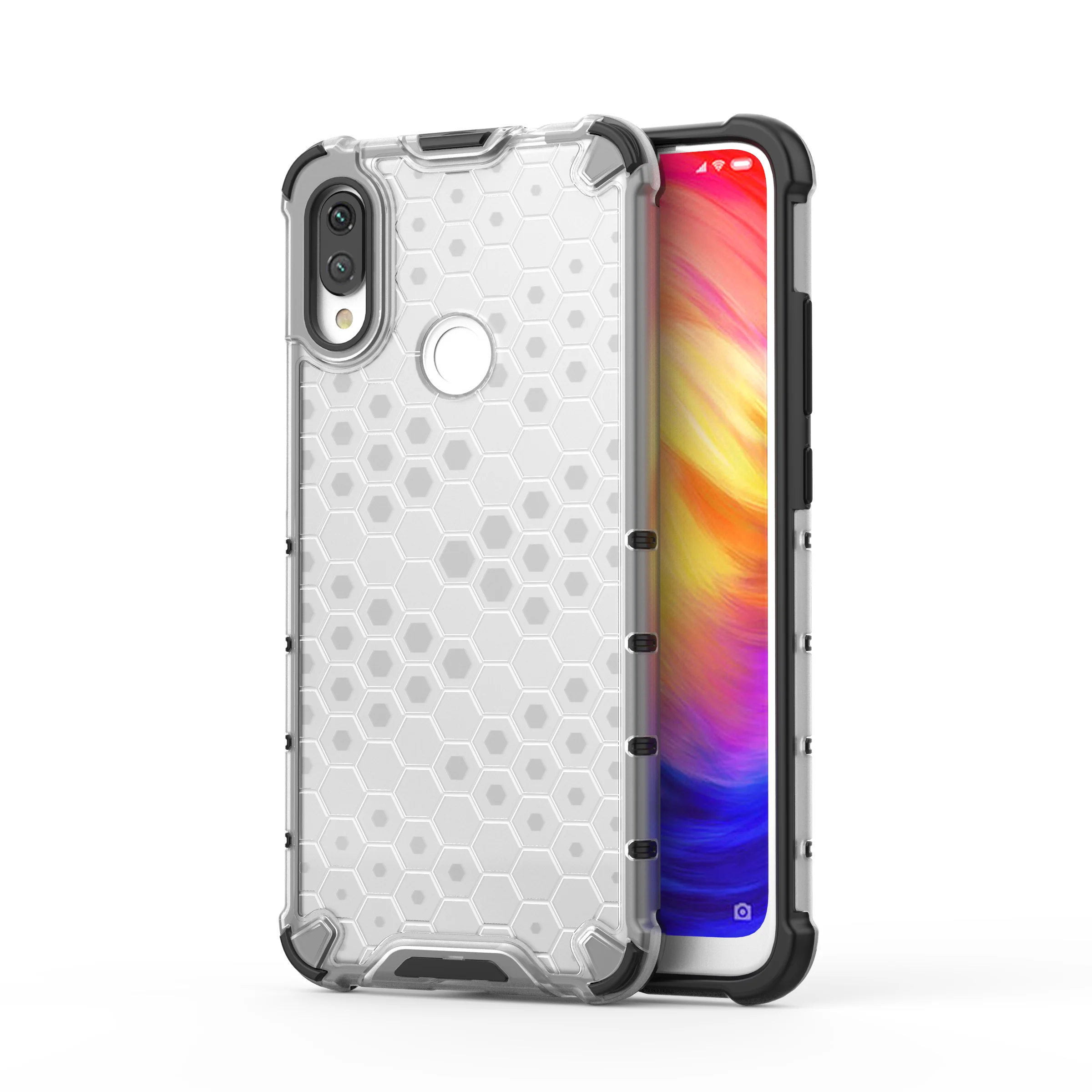 

BearDada Candy Color Blank TPU PC Case Phone Cover For Xiaomi Redmi Note 7 Case