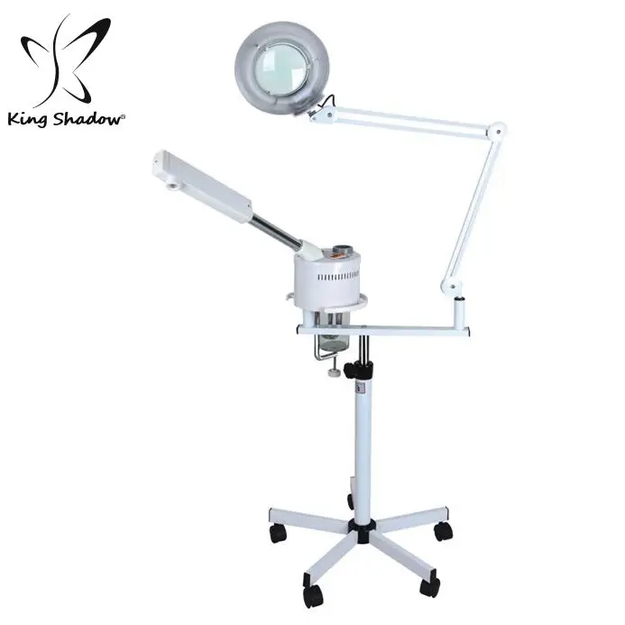 

Beauty Equipment Machine 2 in 1 Facial Steamer With Magnifying Lamp For Salon Spa