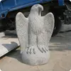American style grey granite bald eagle