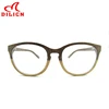 Custom logo floating wooden retro eyeglasses frames 2018