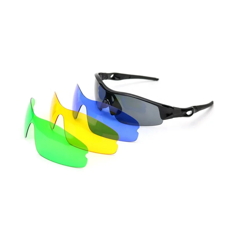 

QM43 cycling men uv400 interchangeable sports driving fishing sunglasses 2020
