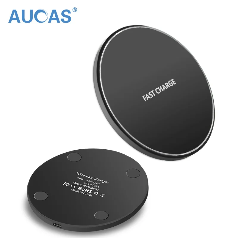 

10W ABS Material fast wireless charger low price and thinness fast charger for mobile phone