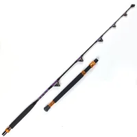 

High Carbon strong power double roller guides game / trolling rod 50kgs 1.80m boat rod saltwater fishing rod