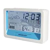Jumbo LCD Screen Display Digital Table Weather Station Forecast Snooze Light Alarm Clock