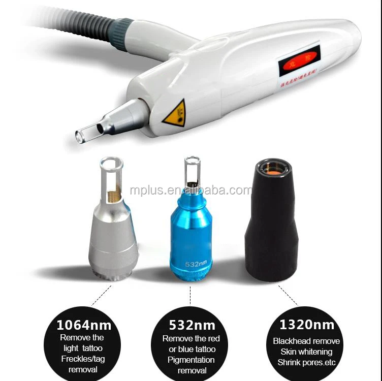 Professional portable skin rejuvenation nd yag q switch tattoo removal machine for salon