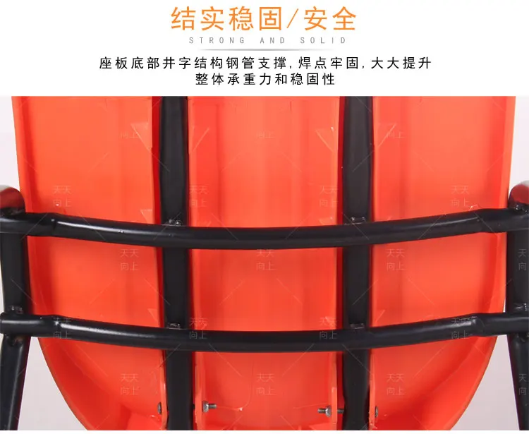 Training Chair with Writing Pad Soft Seat Institutional Chair with Sponge Padding Student Chair