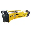 Used t&h hydraulic stone breaker for excavator