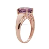 Beautifully Crafted 14-Karat Yellow Gold Oval-Shape Gemstone Silver Ring