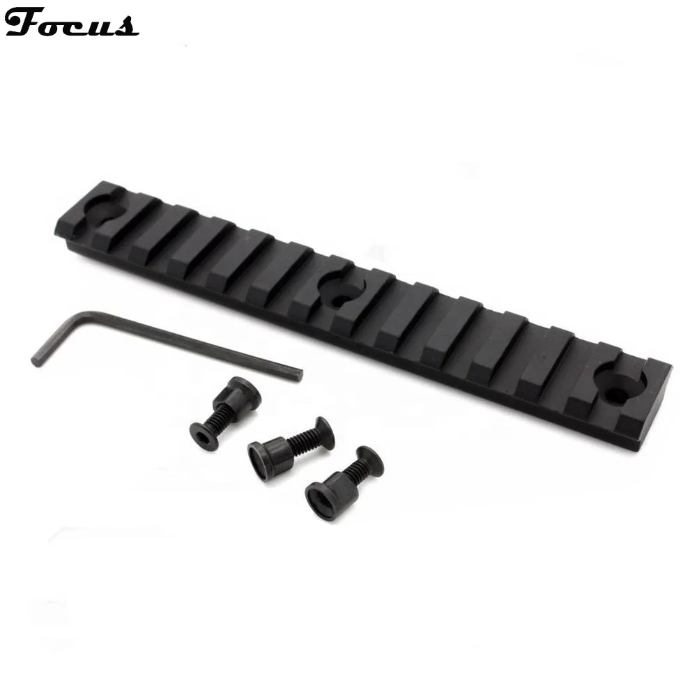 

Focus Sport Precision CNC machined 13 Slot 5.25 inch Keymod Handguard Rail Section Picatinny Weaver Rail, Matte black