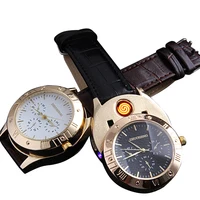 

No Flame Cigarette Lighter,Cigarette Cigar Lighter with USB Electronic Men Watches