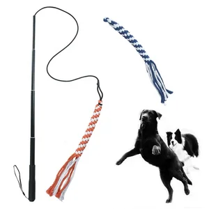 Image of China Factory Dental Dog Interactive Toys,Teaser Wand Training Toy, Rope Chew Tail Toy for Dog Fun Obedience Exercise