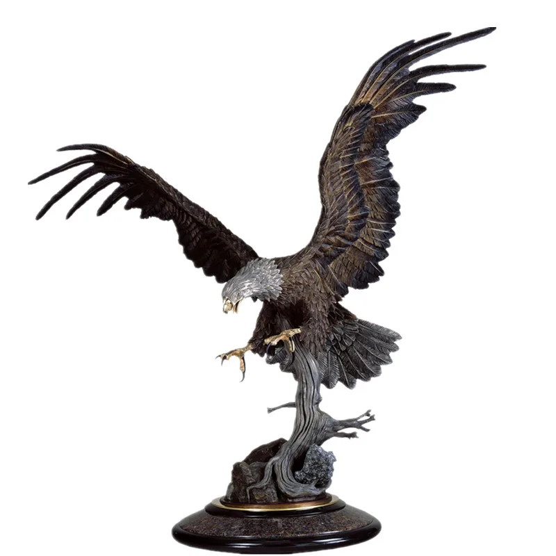 Cast Metal Outdoor Decor Bronze Eagle Sculpture - Buy Bronze Eagle