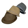 Top Branded Summer Mens Straw Hats Pattern Band