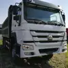 Supply truck manufacturer HOWO new muck dump truck 371 horsepower with tarpaulin cover eco-car
