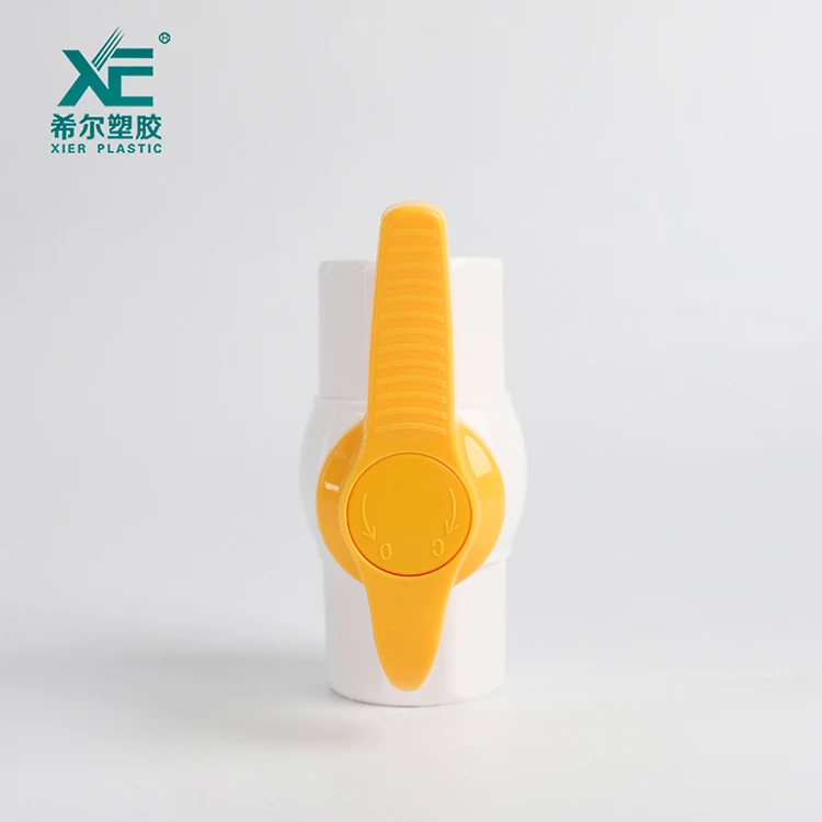 Wholesale durable useful custom plastic good pvc  white ball valve small