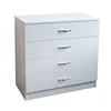 Living room furniture partition cabinet white painting wood panel 4 drawers sideboard