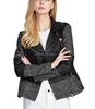 Hot Selling Good Quality Patchwork Faux Leather Biker Jacket For Sale Guangzhou