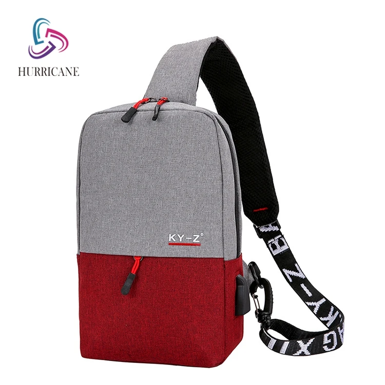 

single shoulder bag chest men, Customized color