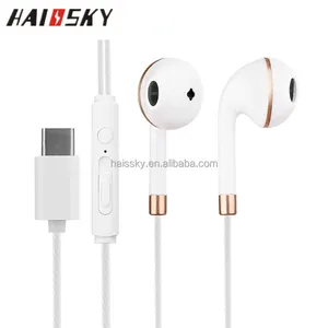 Type C Wired Earphones line Mic