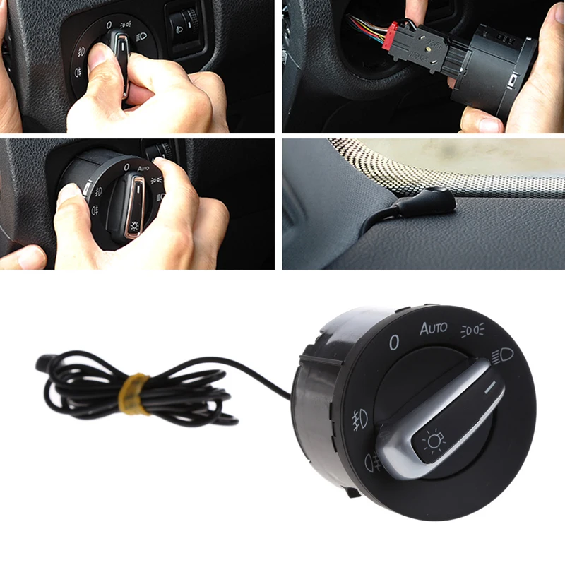 

Free Shipping Light Sensor Auto Head Headlight Switch For Golf 5 6 MK5 MK6 Tiguan Touran