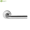 Stainless steel security modern door lever handles on rose