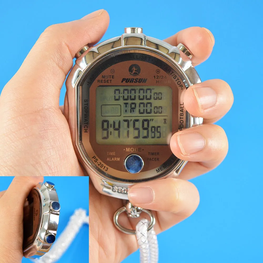 Waterproof Electronic Wireless Sports Stopwatch Industrial Grade Sports