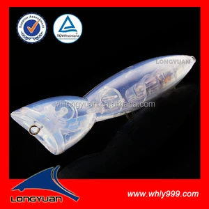 14cm 51g Giant unpainted popper blank diy fishing lure H050-140