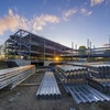 aluminum windows prefabricated steel structure light steel frame warehouse