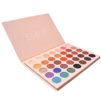 

Private Label Makeup Palette 35 Color Eyeshadow Palette with Cardboard packaging