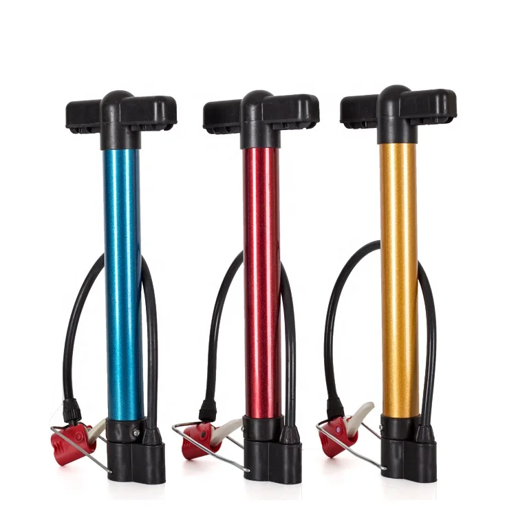 Spray steel pipe oem bicycle portable mini air hand pump mountain bike tire inflator pump