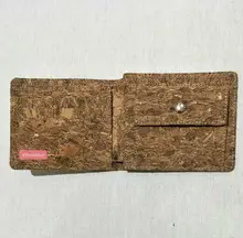 2019 сумка строгого вегетарианца сцепления Кошелек держатель для карт прочный Корк деревянный бумажник