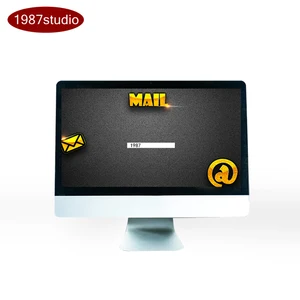 1987studio movie center prop  e-mail system enter right password via computer to unlock and get email clues