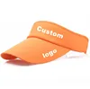 Outdoor Golf Empty Top Hat Logo Customized Sports Sun Visor Hat Volunteer Advertising Cap