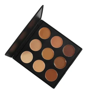 Popular 9 Color Shading Highlighter Powder Makeup Private Label Contour Palette 2