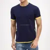 custom basic men's 100% cotton promotional t shirt round neck