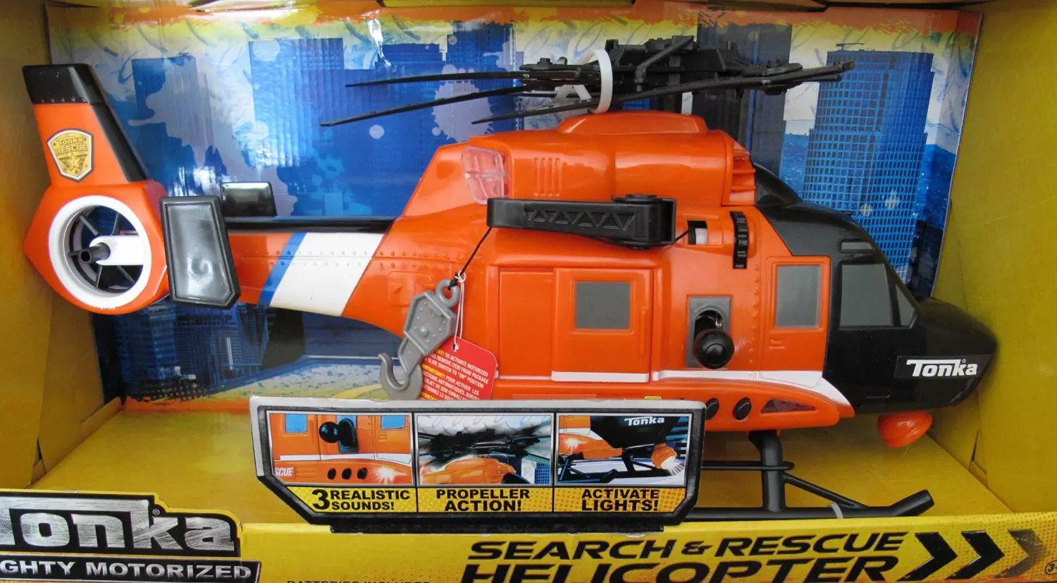 tonka rescue helicopter power winch