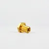 Custom cnc turning parts brass inch hex flat head screw for elevator parts