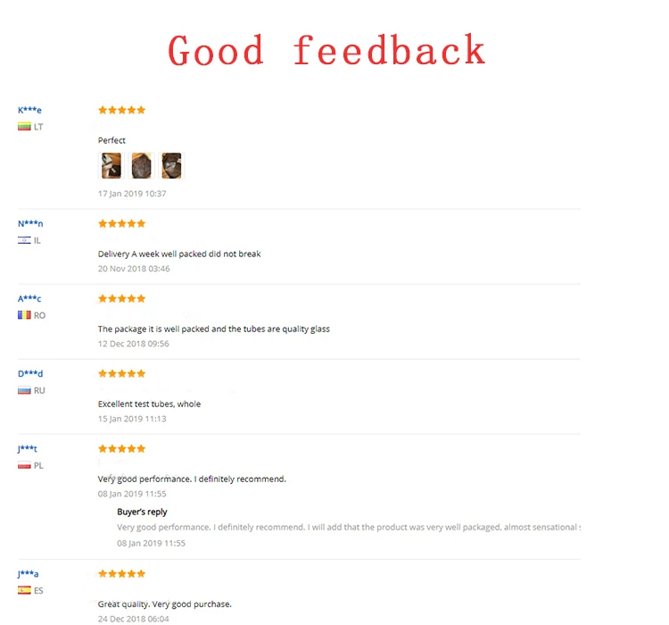 hot sale borosilicate different sizes glass laboratory 20x150 test tube