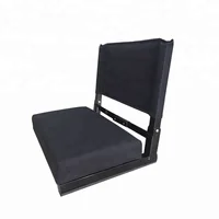 

Stadium Seat for Bleachers with Back Support and Cushion Padded, Portable Folding Steel Frame Sports Chair Bleacher Seats