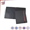 Promotion Gift Customized Branding Label A4 Microfiber Presentation PVC Folder With Pen Holder and Notepad