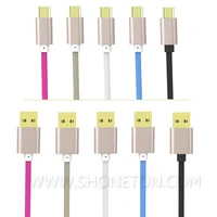 nylon faric braided micro usb extension cable for mobile phone charger